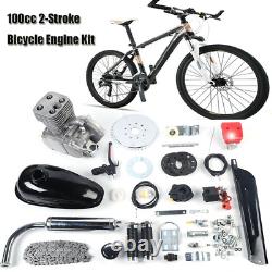 100CC 2Stroke Bicycle Petrol Gas Engine Motorised Bike Conversion Kit PedalStart