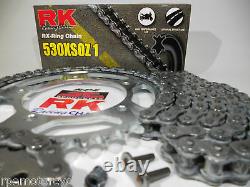 2006-2020 Yzf-r6 Rk 530 Conversion Chain And Sprocket Kit Premium 530 Upgrade