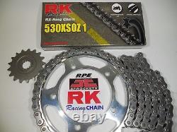 2015-17 GSX-S1000 RK 530 Conv. 16/45 Quick Accel X-Ring Chain and Sprocket Kit