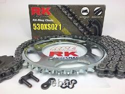 2015-17 GSX-S1000 RK 530 Conv. 17/44 OEM Ratio X-Ring 530 Chain and Sprocket Kit