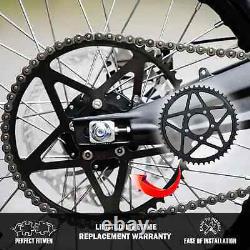 Black 48T Rear Chain Sprocket Protector for Sur-Ron LBX For Segway Dirt Bike MO