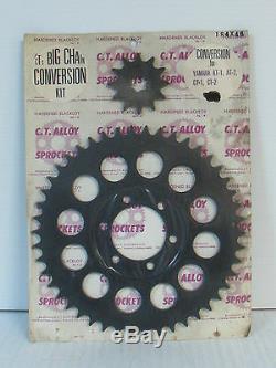C. T. ALLOY 46T SPROCKET CONVERSION KIT for YAMAHA AT CT DT 1 2 3 125 175(3047)