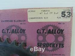 C. T. Alloy 53t Sprocket Conversion Kit Yamaha At Ct Dt 1 2 3 125 175 (3025)