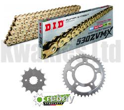 DID ZVMX Gold Chain Esjot Sprockets 530 Conversion for Yamaha YZF-R6 5EB 99-00