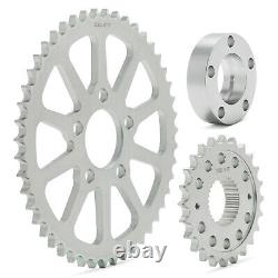 Front Rear Sprocket Conversion Kit for Harley Softail FXST Dyna FXFB FXDL 18-up