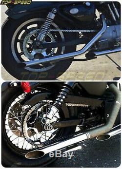 Front & Rear Transmission Sprocket 530 Chain Conversion Kit For Harley Sportster