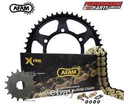 Honda MSX125 Grom 13-20 AFAM 428 Conversion Gold X-Ring Chain and Sprocket Kit