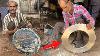 How To Make Roller Chain Sprocket Gear From Hard Steel Of Scrap Ships In Factory