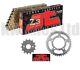 Jt Z3 Gold X-ring Chain & Sprockets 530 Conversion For Yamaha Yzf-r6 5mt 01-02