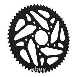 Rear Sprocket 58T For Surron Light Bee X Segway X160 X260 Black CNC For Sur-Ron