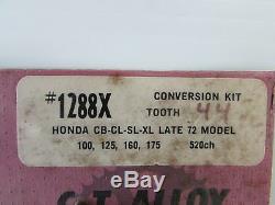 Sprocket Conversion Kit Honda Cb CL Mt Sl St Tl XL 90 100 125 160 175 (2791)