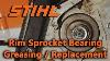 Stihl Rim Sprocket Cage Bearing Replacement Greasing How To