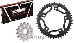 Vortex 530 Conversion Steel Chain and Sprocket Kit 16T 48T 116 Links CK6128