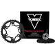 Vortex Black Hfrs Hyper Fast 520 Street Conversion Chain And Sprocket Kit Ck6451