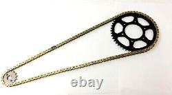 Yamaha YZF-R6 S'06-10 models X-Ring Chain & and Sprocket Set GOLD