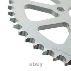 Kit de conversion de chaîne avec pignon avant de 22 dents et pignon arrière de 48 dents pour Harley Softail FXST FLSTN.