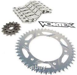 Kit de conversion de chaîne et de pignon Vortex GFRA Go Fast 520 CKG6226 en or 15