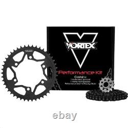 Kit de conversion de chaîne et de pignon Vortex HFRS Hyper Fast 520 Street Noir #CK6451