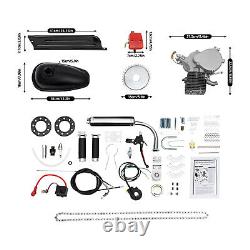 Kit de conversion de vélo motorisé avec moteur à essence de 100CC à 2 temps et démarrage par pédale