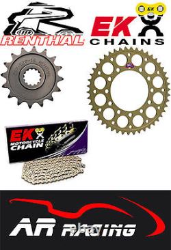 Renthal Sprocket / Ek Chain Kit (520 Race Pitch) Pour Ducati 916 / 996 94-02